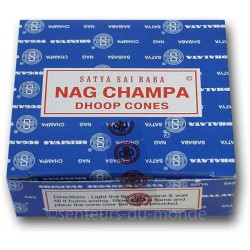 Cônes Sai Baba Nag Champa 12 x 12 cônes