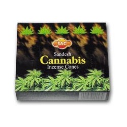 Sandesh Cannabis 12 x 10 Räucherkegel