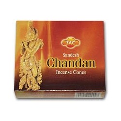 Sandesh Chandan 12 x 10 Räucherkegel