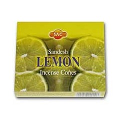 Sandesh Lemon 12 x 10 Räucherkegel