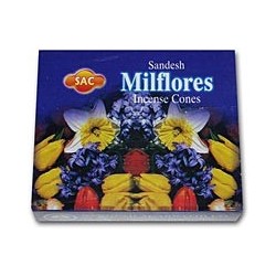 Sandesh Milflores 12 x 10 Räucherkegel